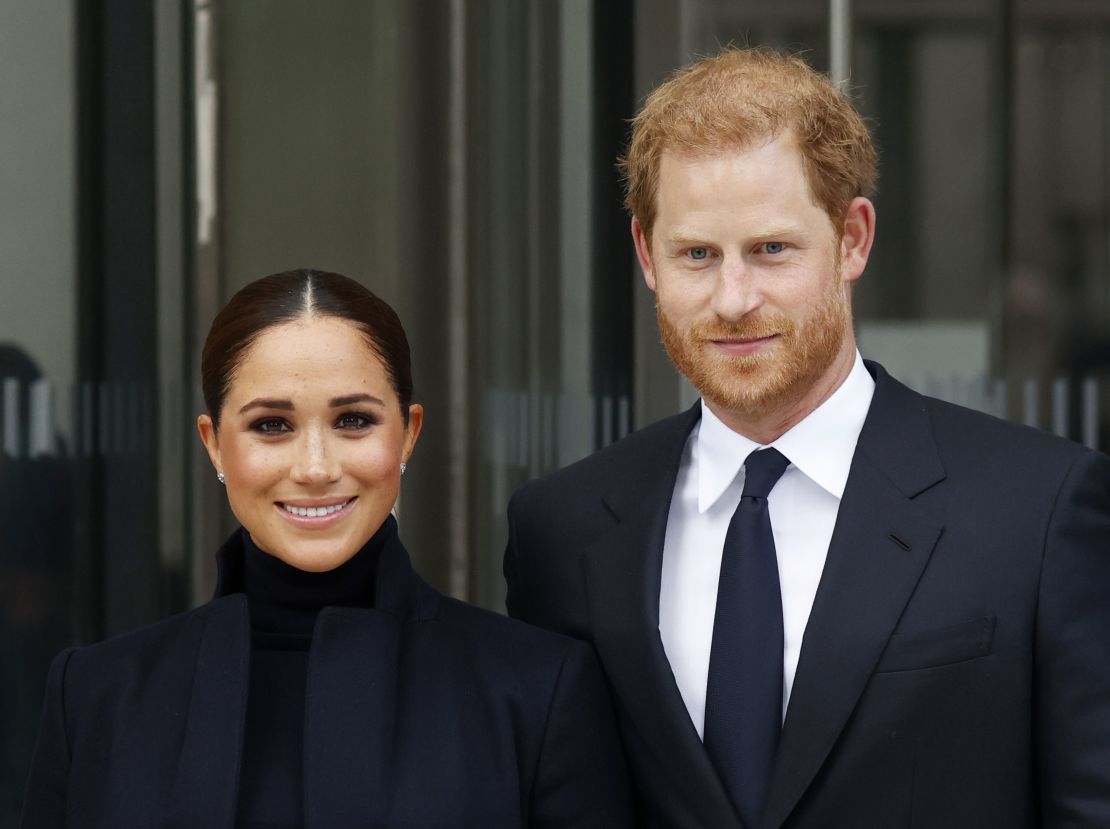 Prince Harry and Meghan in New York City on September 23