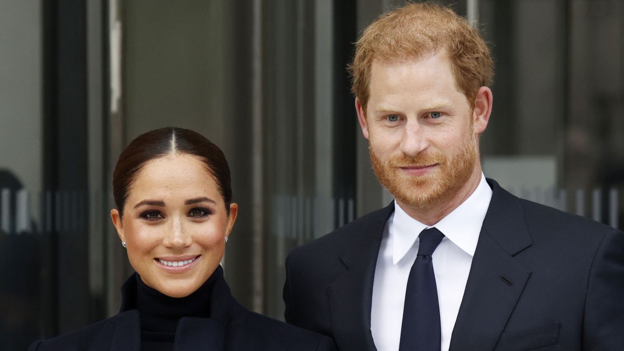 Prince Harry and Meghan in New York City on September 23