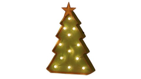 
Glitzhome Christmas Tree Holiday Marquee Deco