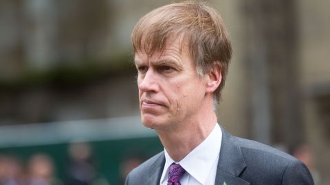 Stephen Timms arrives at the service of prayer and remembrance to commemorate MP Jo Cox at Westminster Abbey on Monday, June 20, 2016.  