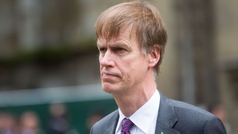 Stephen Timms arrives at the service of prayer and remembrance to commemorate MP Jo Cox at Westminster Abbey on Monday, June 20, 2016.