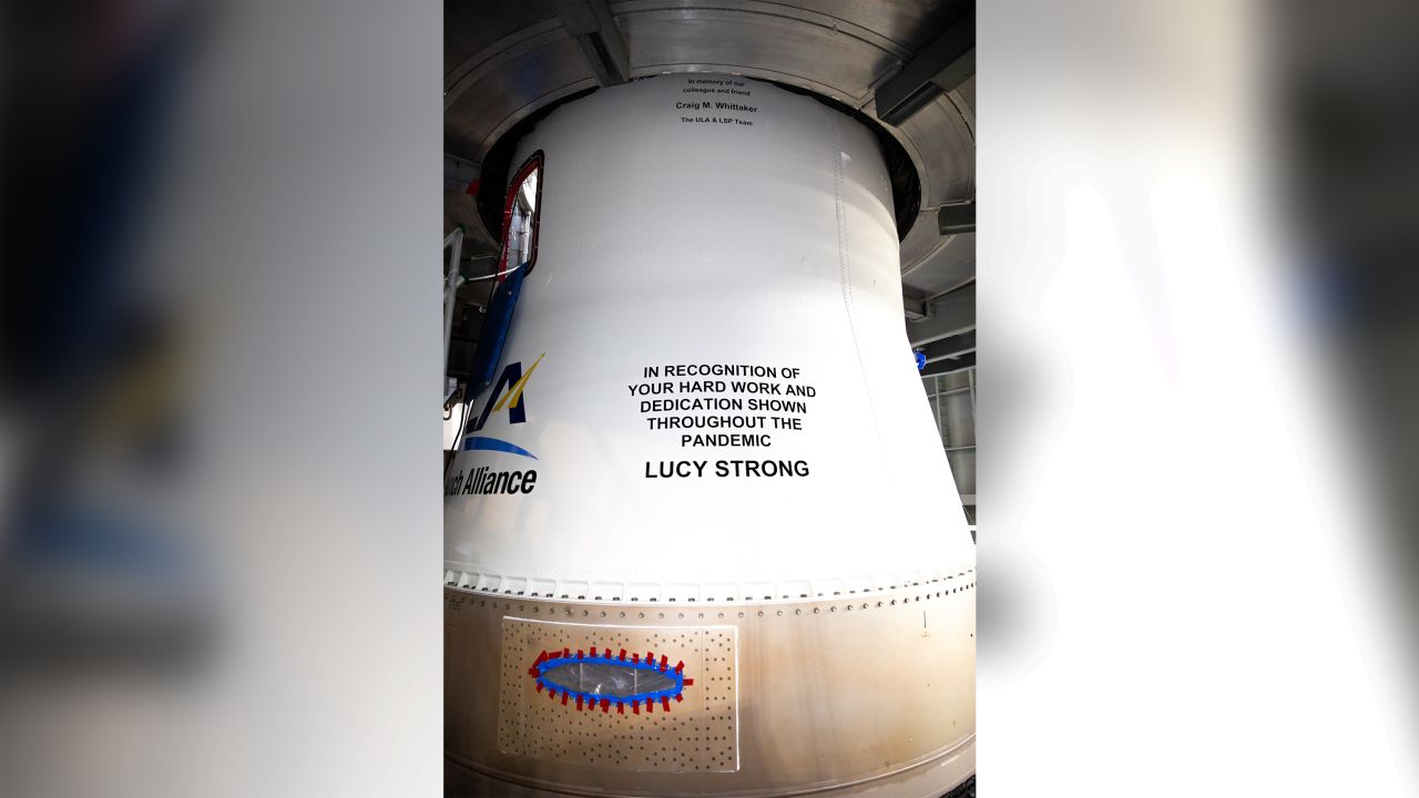 The United Launch Alliance Atlas V rocket carried multiple dedications.
