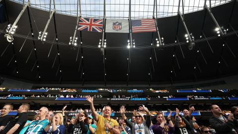 A general view during the NFL London match between Miami Dolphins and Jacksonville Jaguars at the Tottenham Hotspur Stadium.