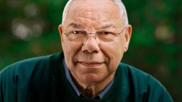 Colin Powell at his home in Virginia. Powell is an American statesman and a retired four-star general in the United States Army. He was the 65th United States Secretary of State, serving under U.S. President George W. Bush from 2001 to 2005, the first African American to serve in that position. (Photo by Brooks Kraft LLC/Corbis via Getty Images)
