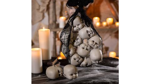 Halloween Bag of Doll Heads