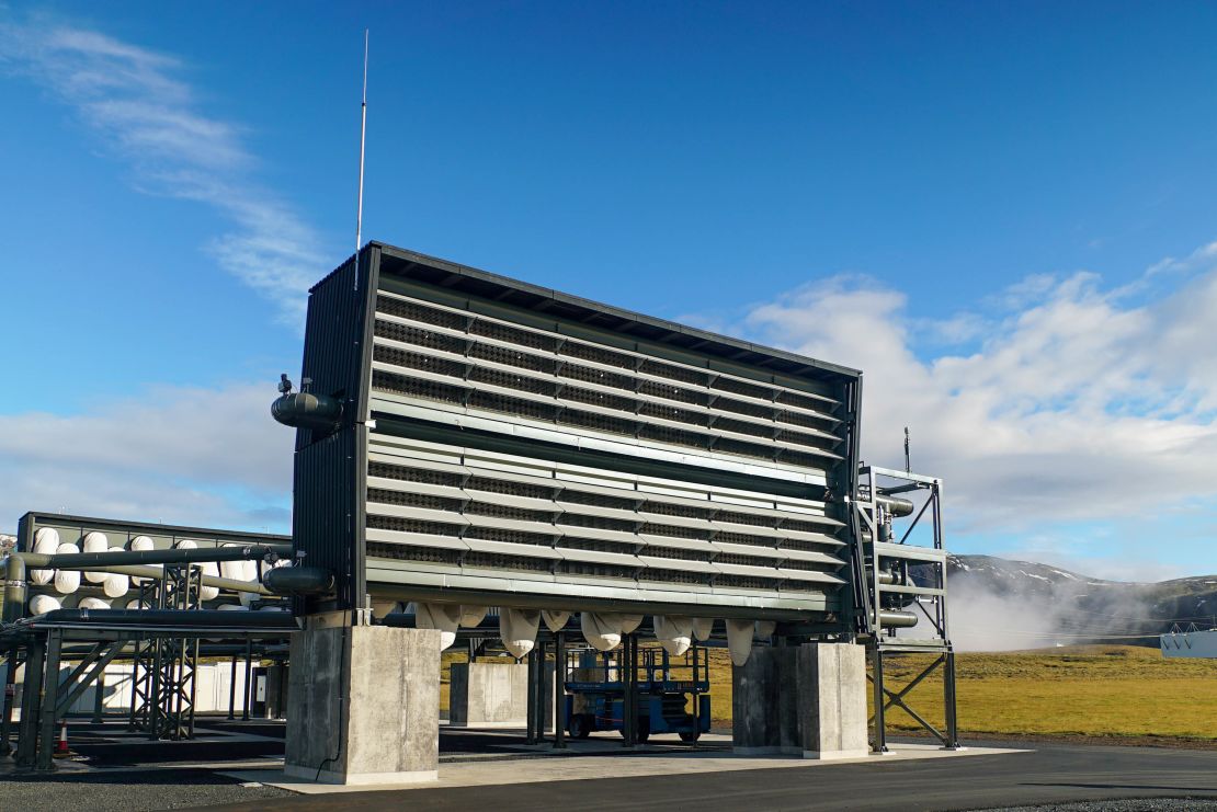 Climework's Orca project -- a carbon dioxide removal system -- at the Hellisheiði Geothermal Power Plant in Iceland.