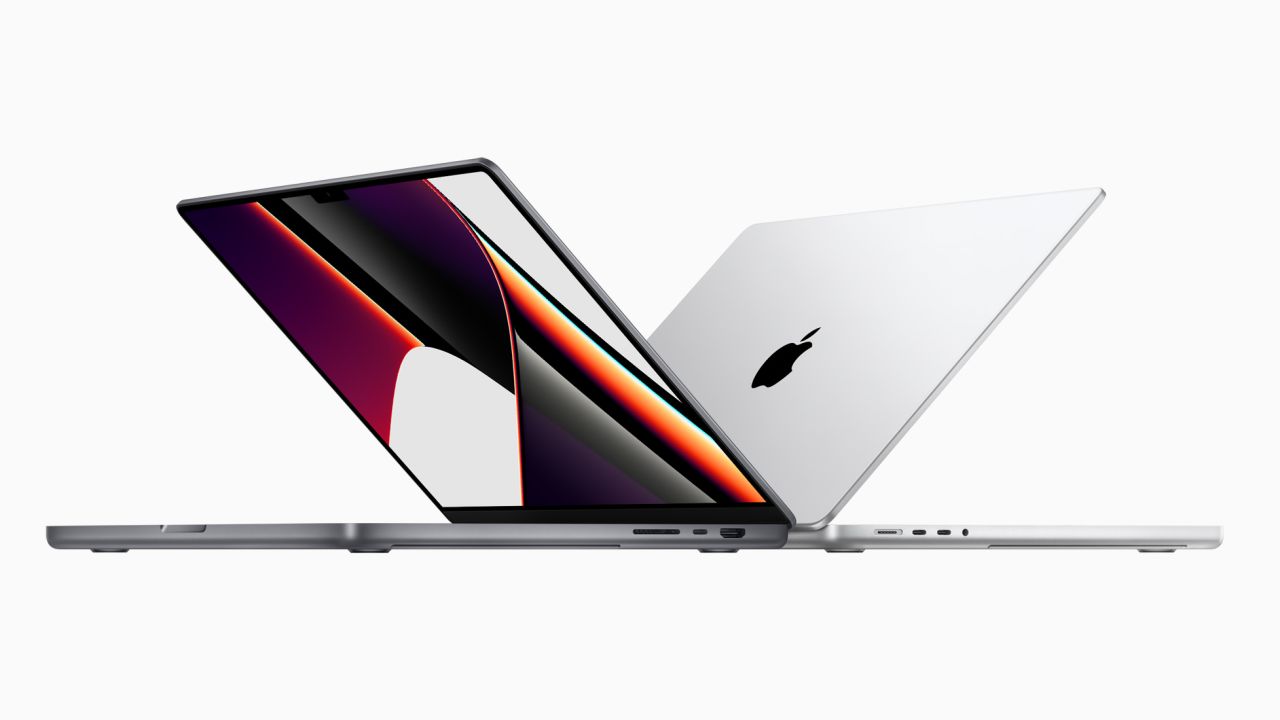 The new 14- and 16-inch MacBook Pro.