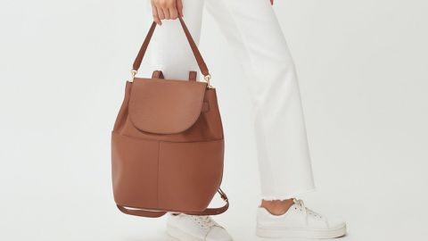 Cuyana Leather Backpack
