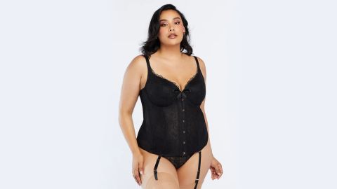 Savage X Fenty Embroidered Lace Corset