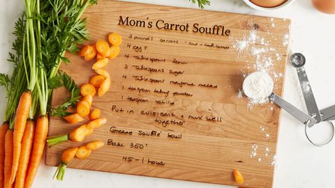 gift Uncommon Goods Personalized Family Recipe Board