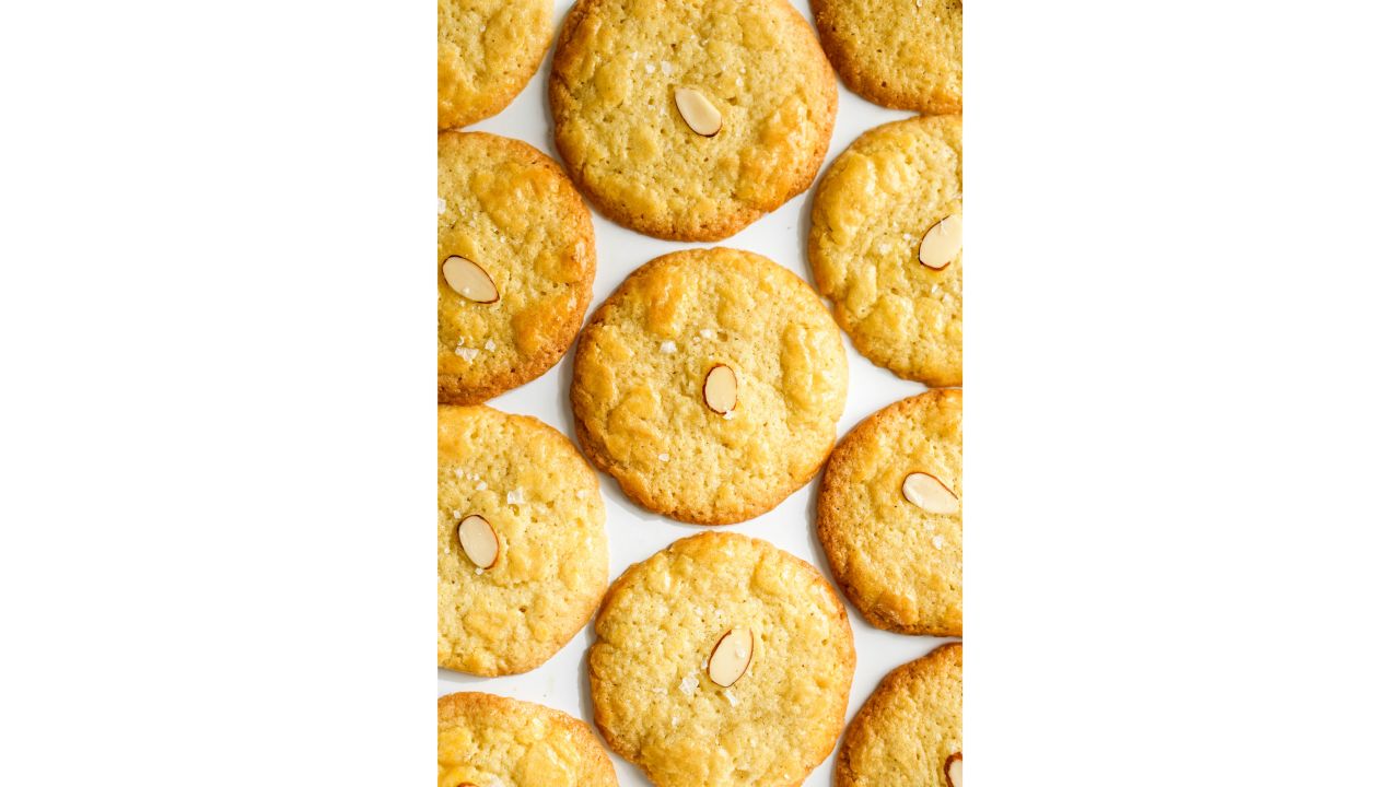 <strong>Grandfather's almond cookies: </strong>Cho's grandparents moved to Cleveland from Hong Kong and opened a Chinese restaurant in the late 1960s. She shares a few family recipes in her new book, including one for her grandfather's almond cookies. 