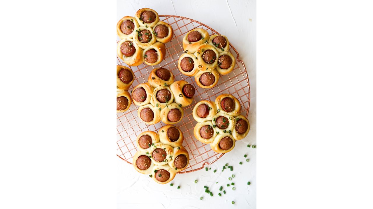<strong>Hot dog flower buns: </strong>When Cho shared her recipe for hot dog flower buns on her blog, she "received an overwhelmingly positive and also personal reaction from my followers and readers." It inspired her to write a book on Chinese baking.