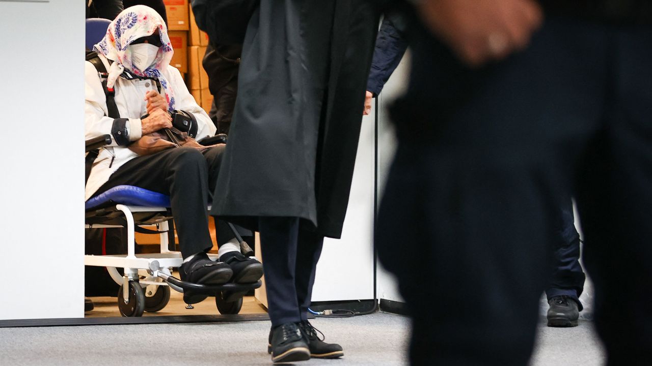 The woman, named by German media as Irmgard Furchner, is accused of being an accessory to murder in more than 11,000 cases.