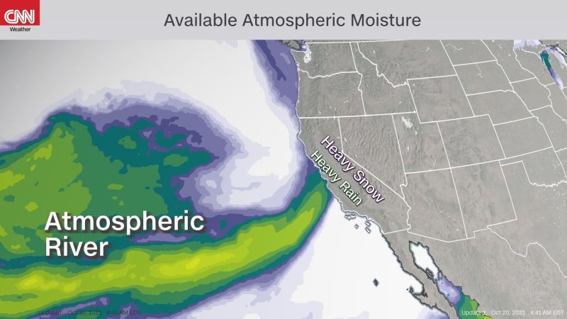 Level 5 Atmospheric River To Unleash Flooding Across Drought-stricken ...