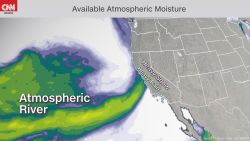 atmospheric river west coast available moisture