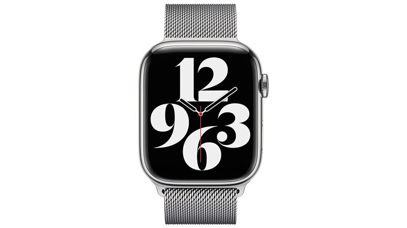 Platinum stainless steel on sale apple watch band