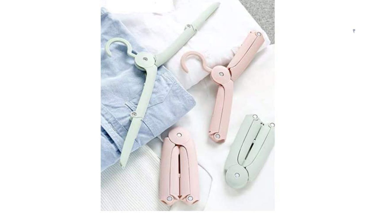 JSF Travel Folding Clothing Hangers, 6-Pack