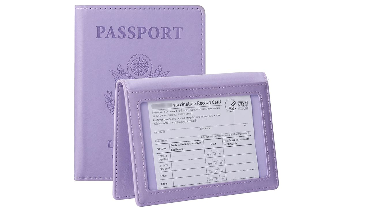 Tigari Passport and Vaccine Card Holder Combo