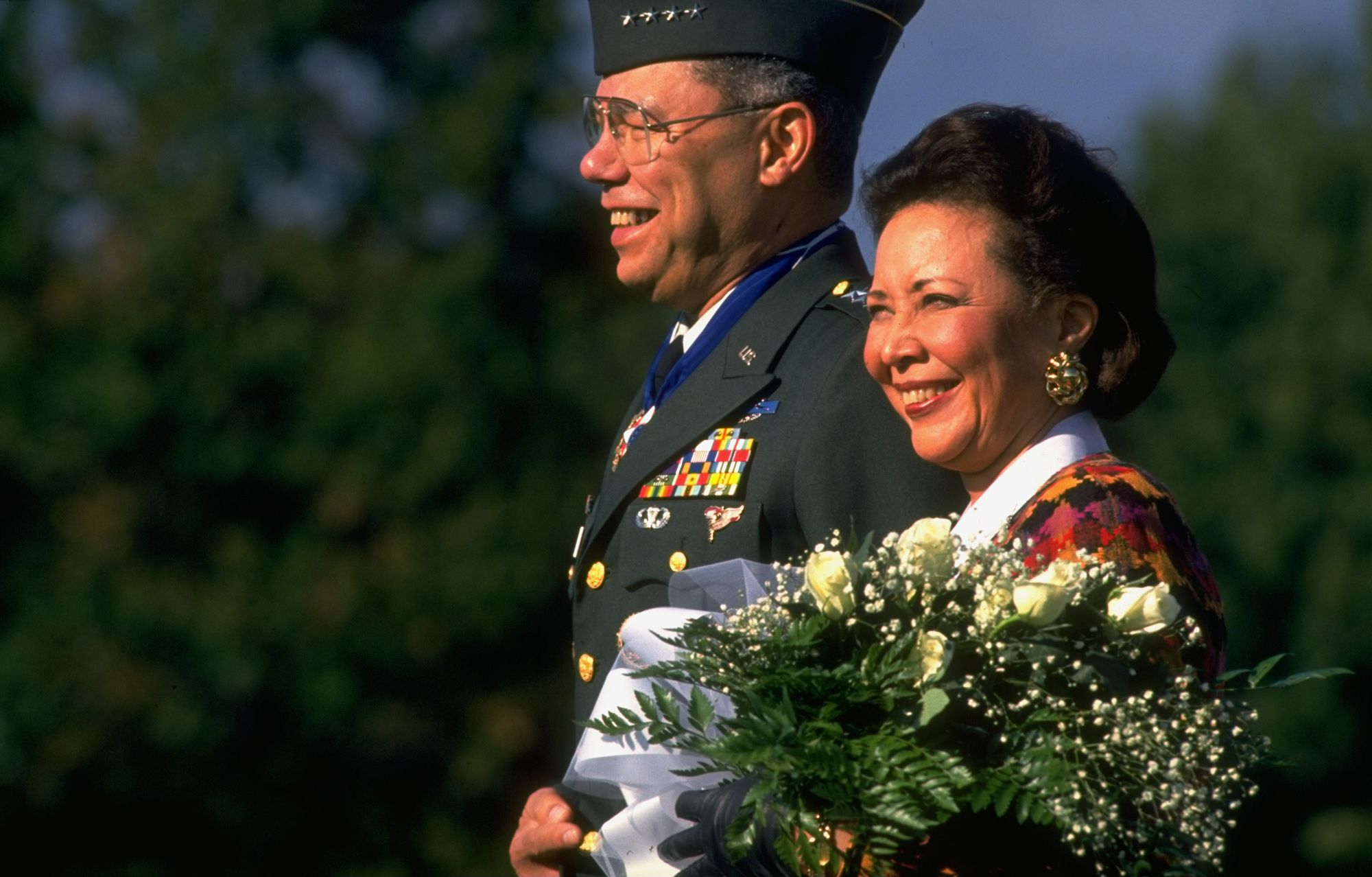 Colin Powell's love story started with a blind date --- and lasted six  decades