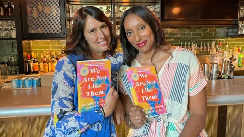 Jo Piazza and Christine Pride are authors of the novel "We Are Not Like Them."