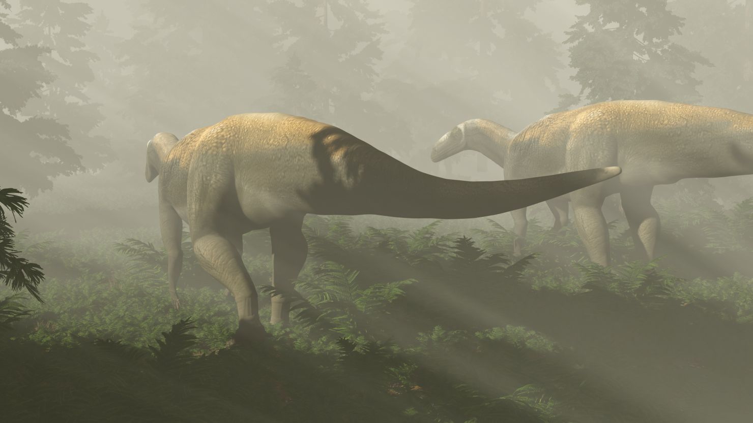 The Prosauropod is an herbivorous dinosaur who lived during the Triassic age.