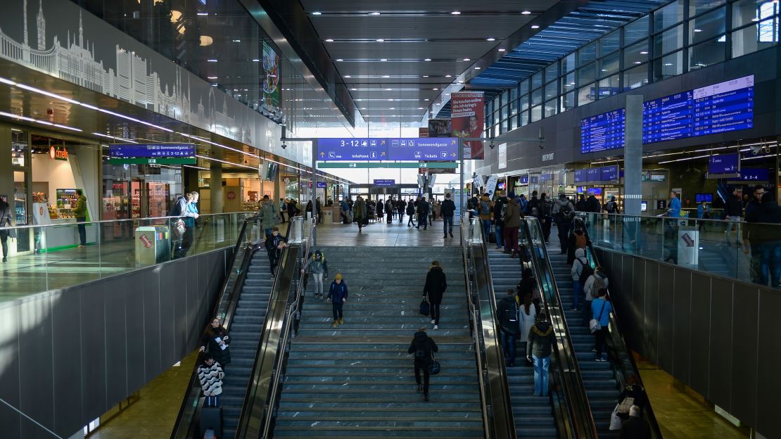 Vienna's Hauptbahnhof railway station.