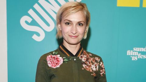 Filmmaker Halyna at the Sundance Film Festival in 2018