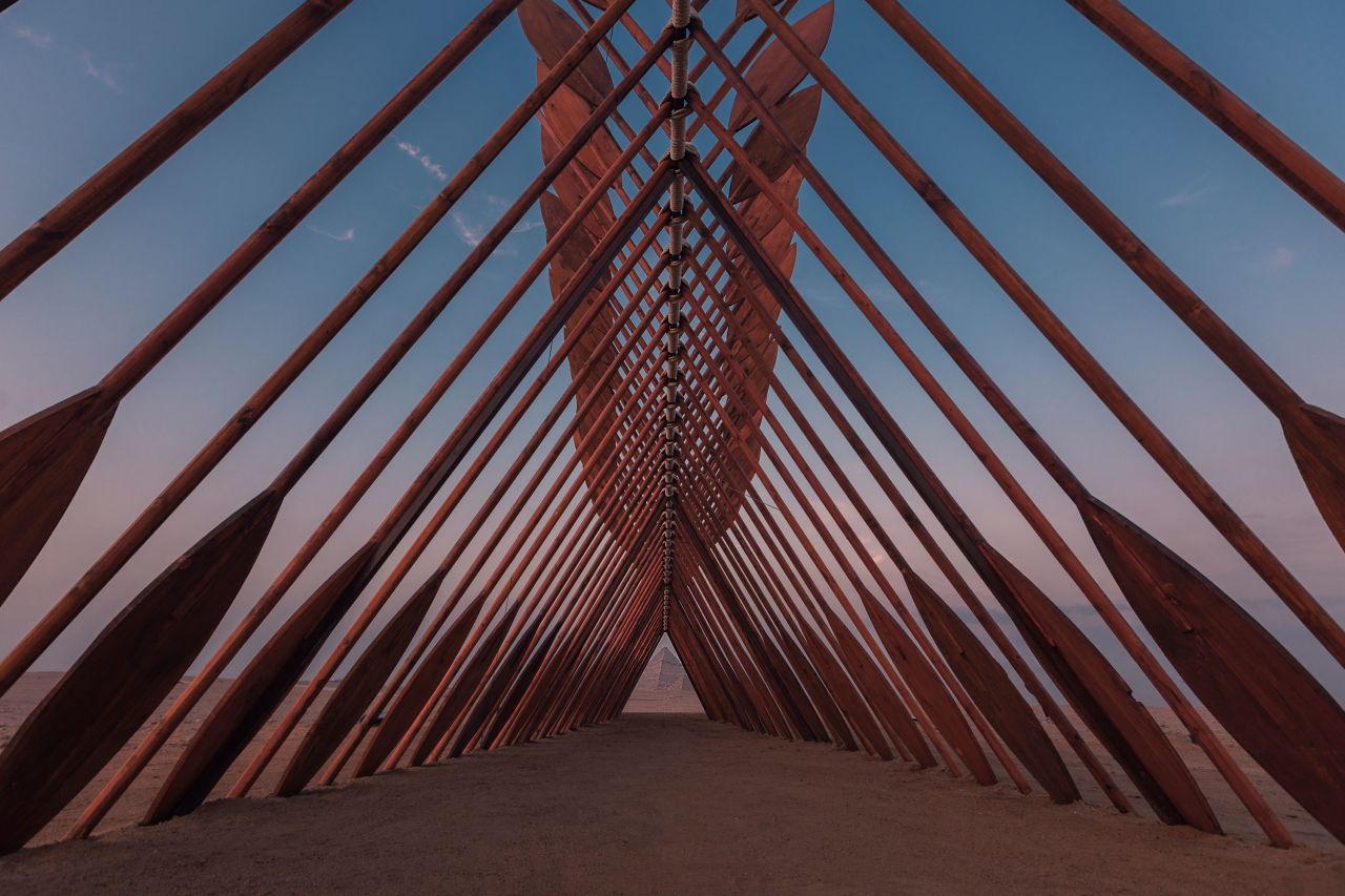 A photograph of "Barzakh" by Moataz Nasr.