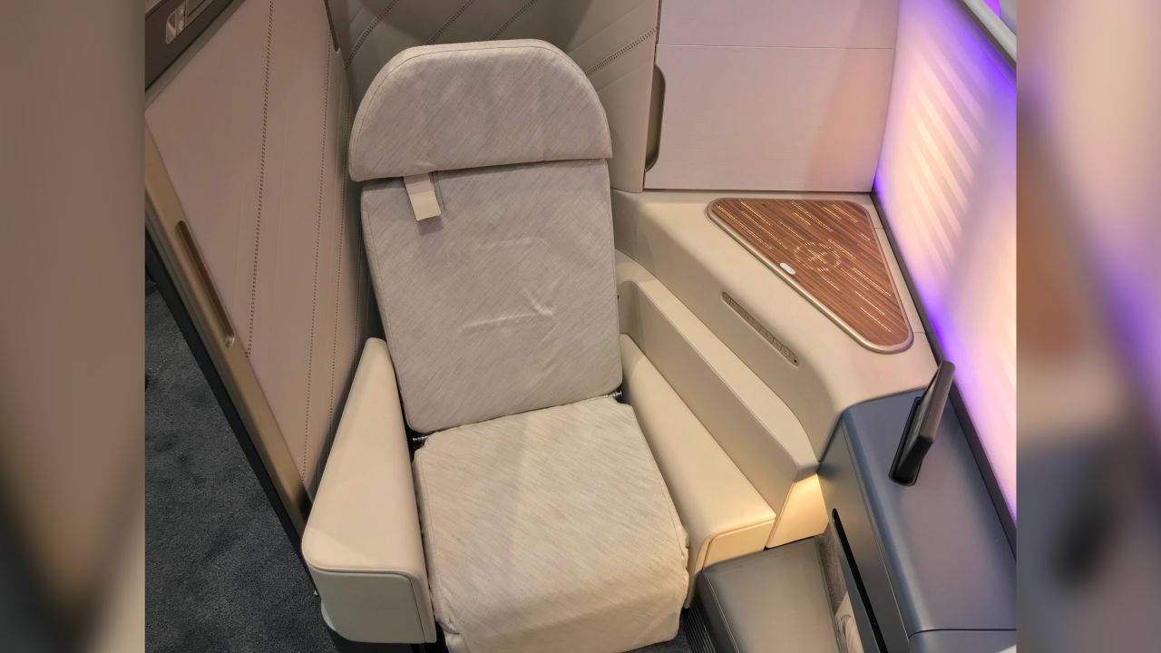 These hidden first class seats will often have a slightly upgraded and more luxurious look and feel.