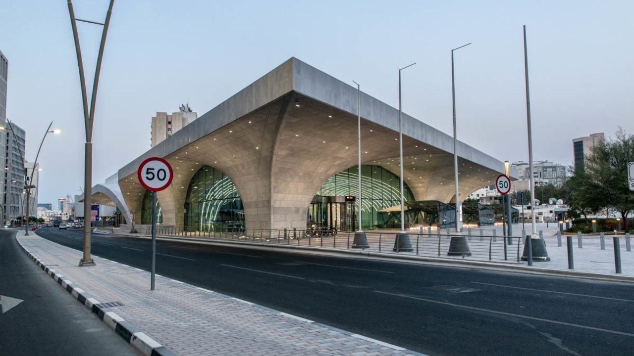 The Msheireb station connects all three lines. 