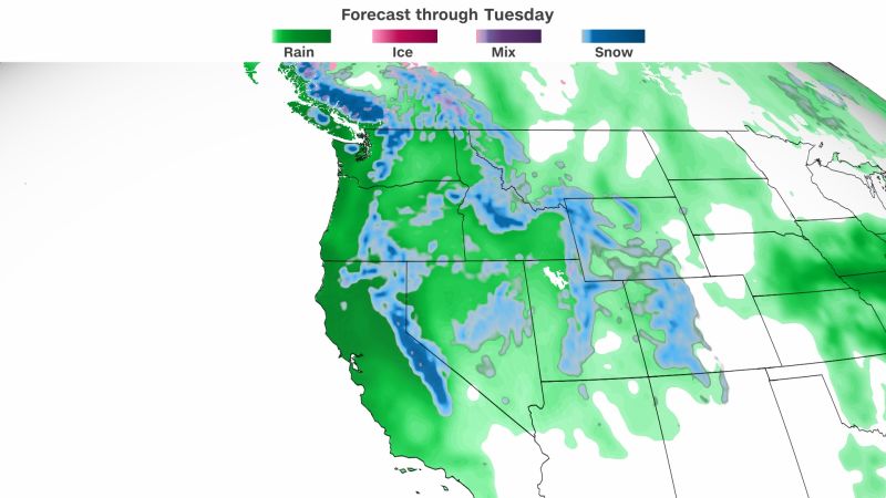 West Coast braces for simultaneous bomb cyclone and atmospheric