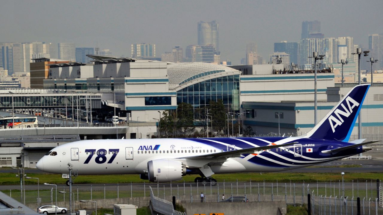 <strong>Boeing 787 Dreamliner: </strong>All Nippon Airways (ANA) was the launch customer for the Boeing 787. Its first Dreamliner arrived  at Tokyo's Haneda airport on September 28, 2011 to a media and plane-spotter frenzy. 