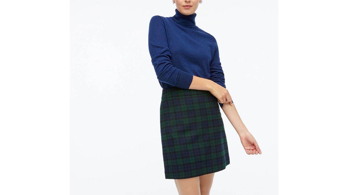 J.Crew Wool-Blend Mini Skirt