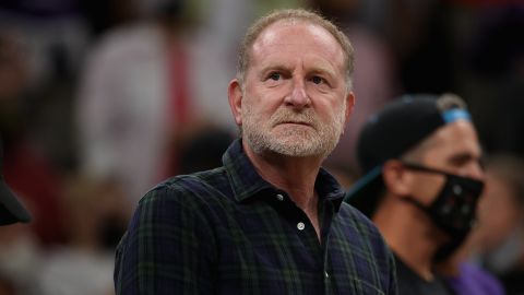 Robert Sarver, shown at the 2021 WNBA Finals, has owned the Suns and the Mercury since 2004.