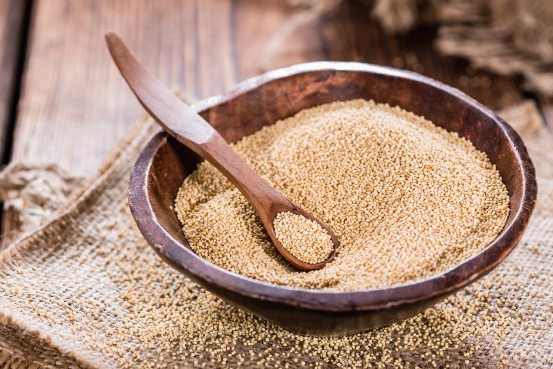 Amaranth is a tiny, gluten-free grain.