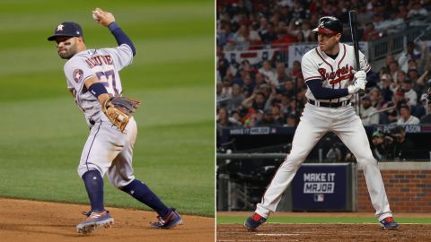 Jose Altuve and the Houston Astros take on Freddy Freeman and the Atlanta Braves in the World Series.