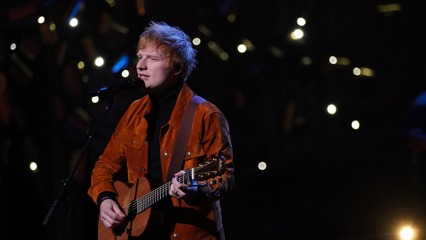 Ed Sheeran is opening up about his friendship with Elton John.