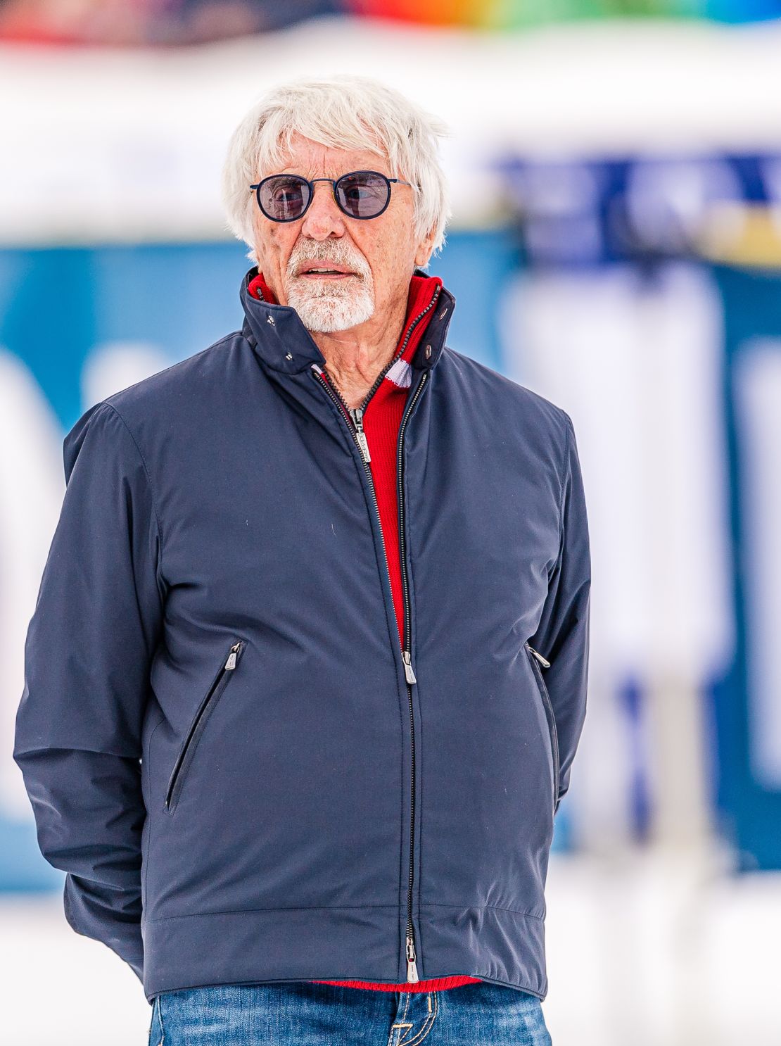 Bernie Ecclestone is seen during the KitzCharityTrophy 2020 sideline event at the FIS Alpine Ski World Cup in Kitzbuehel, Austria, on January 25, 2020.