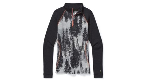 Smartwool Merino 250 Pattern Base Layer Quarter Zip Top Ladies