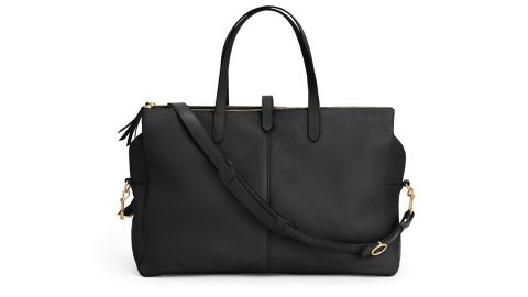 Cuyana Leather Triple Zipper Weekender