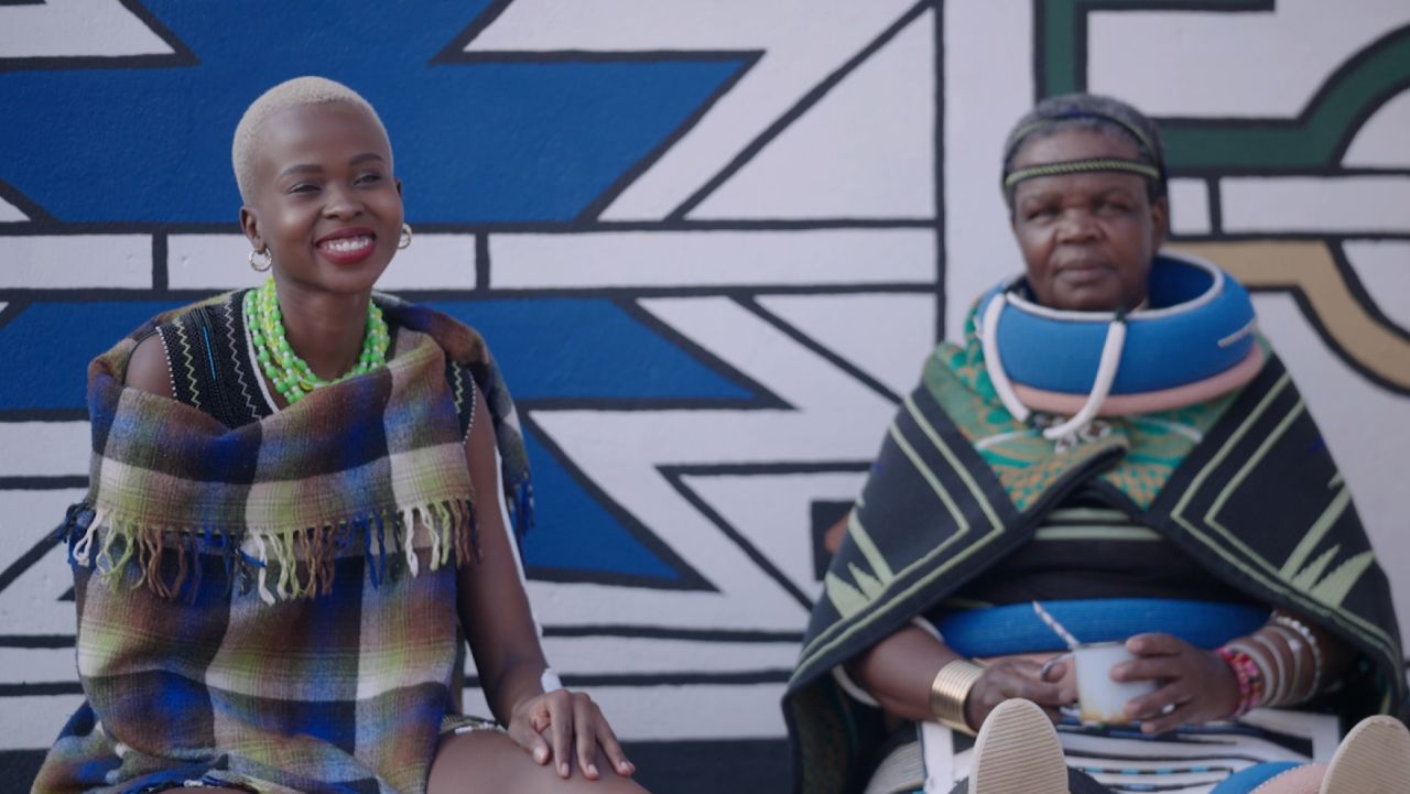 South African creative director.  Frame grab from African Voices