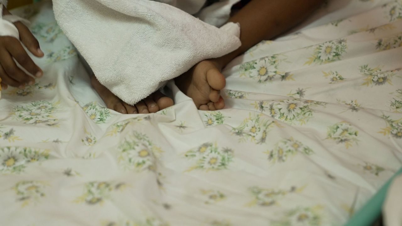 At Hospital Universitaire de la Paix in Port-au-Prince.