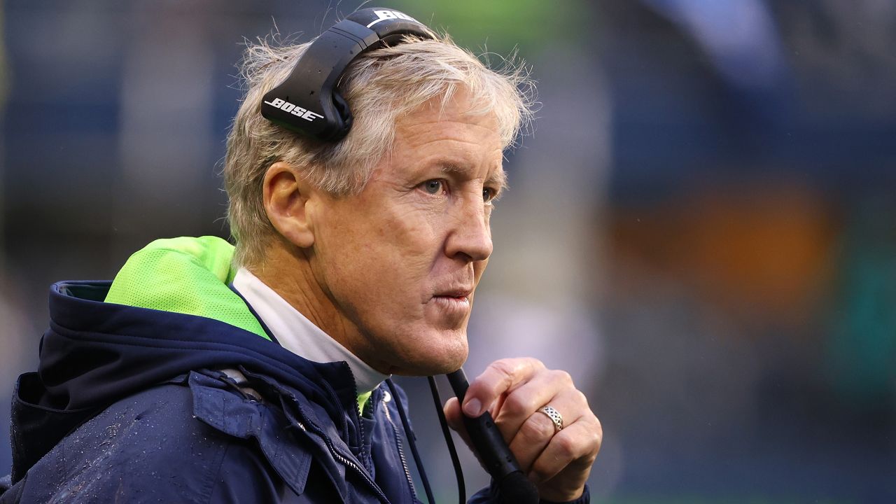 Seattle Seahawks head coach Pete Carroll following Week 4 win vs