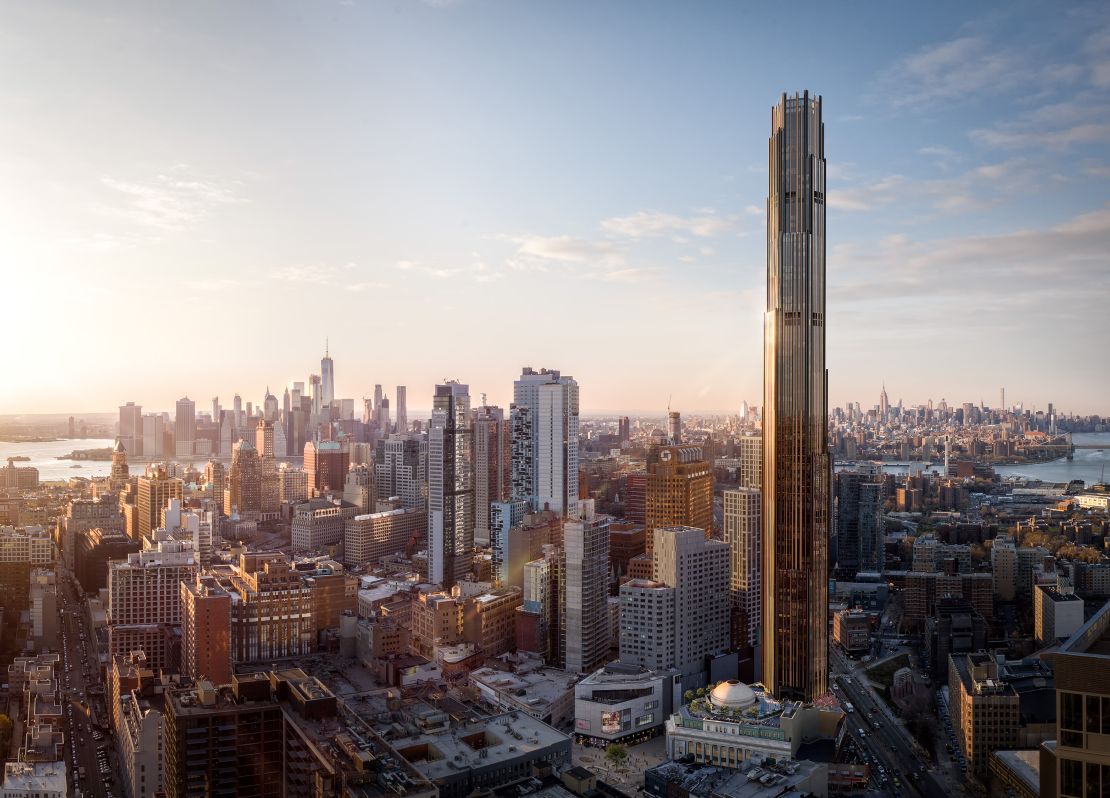 A rendering of The Brooklyn Tower. "It's just a fundamentally different typology," said developer Michael Stern.