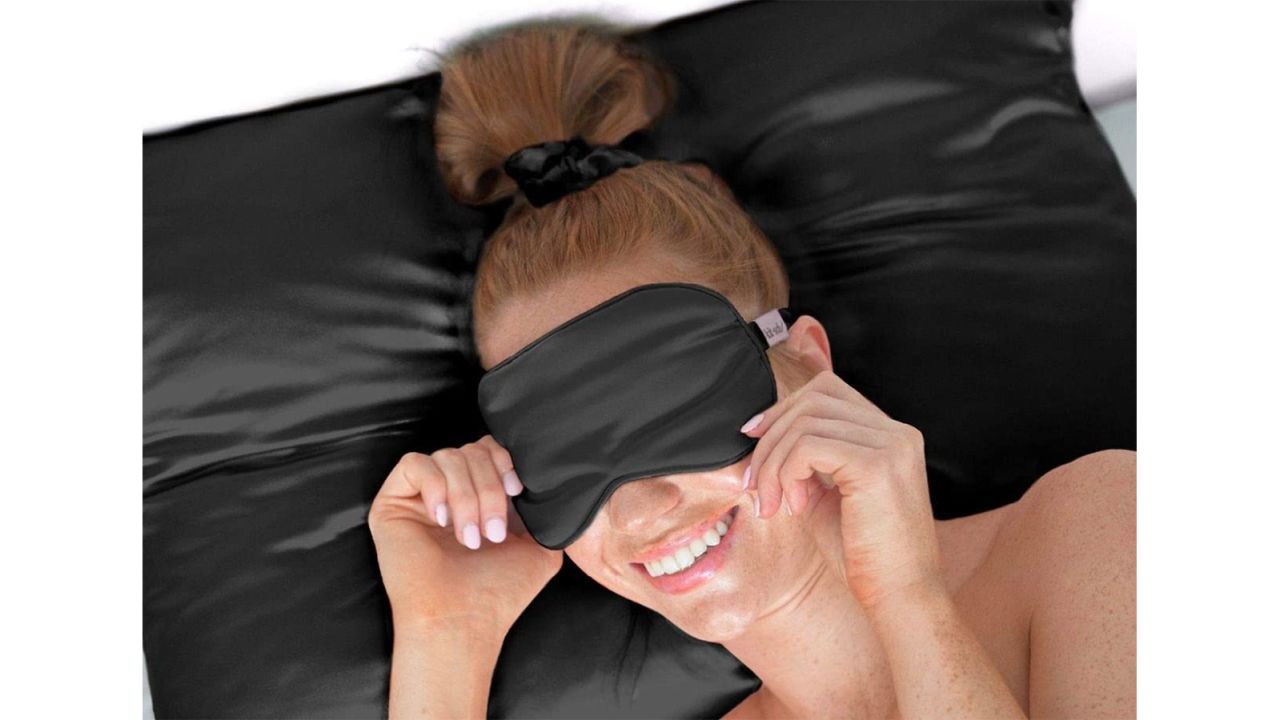 Kitsch Lavender Weighted Satin Eye Mask