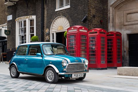 Working on more budget-friendly conversions, London Electric Cars converts vintage vehicles such as this 1996 Mini Cooper, for between £30,000 ($41,000) to £200,000 ($275,000). However, Quitter hopes that governments will consider subsidy schemes to make this more affordable.