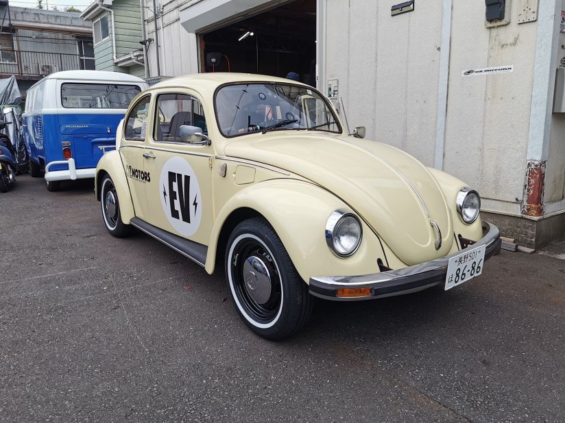 It's not just the UK and the US, though: EV conversions are happening around the world. In 2010, Japanese auto shop Oz Motors became one of the first in the country to offer classic car conversions. Founder Osamu Furukawa says in the past decade he's converted around 80 vehicles, such as this 1976 Volkswagen Beetle.