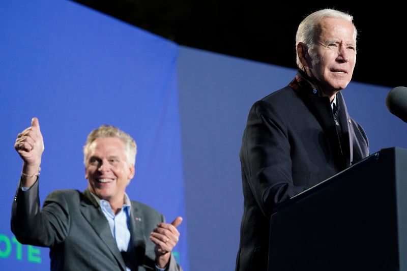 Biden Makes His Closing Pitch In Virginia By Unloading On Youngkin And ...