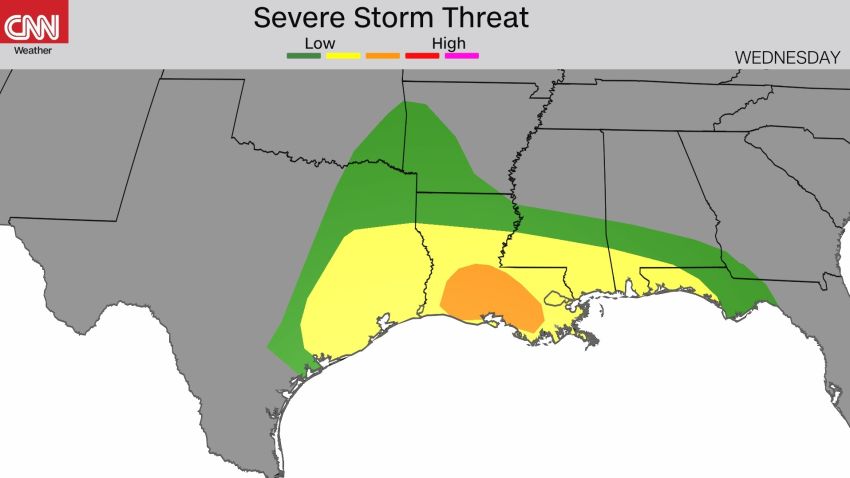 convective outlook gulf coast severe storm threat october 27