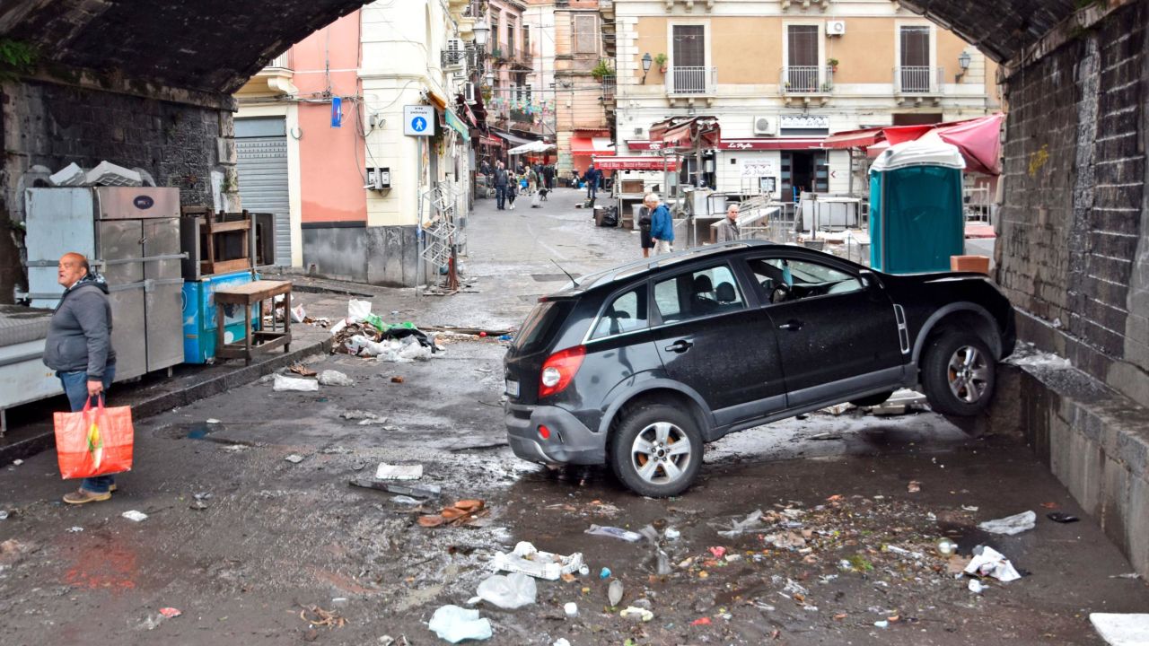 Cars were strewn across streets on Wednesday, and the region is braced for more rain later in the week.